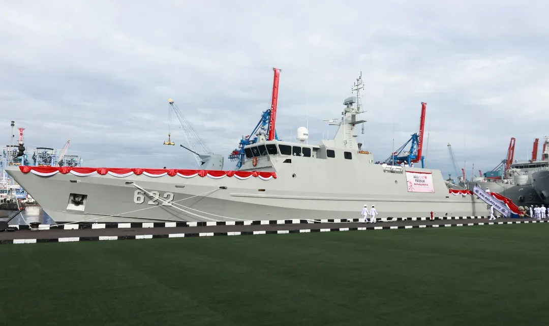 Angkatan Laut Indonesia Menerima Kapal Perang Bertenaga Hibrida Pertama