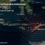 Gempa berkekuatan 6,2 SR menghantam 57 km barat laut Kefamenanu, Indonesia dini hari tadi