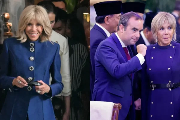 Gaya Tur Indonesia ala Brigitte Macron: Penampilan Louis Vuitton dan Banyak Lagi