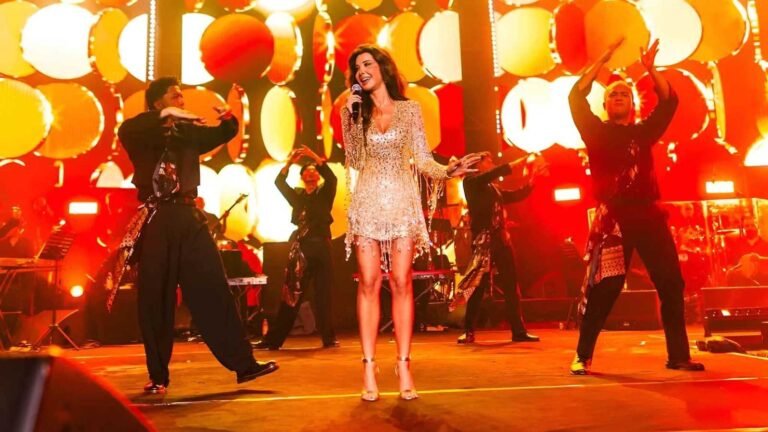 Nancy Ajram memenangkan hati masyarakat Indonesia dengan penampilannya yang luar biasa