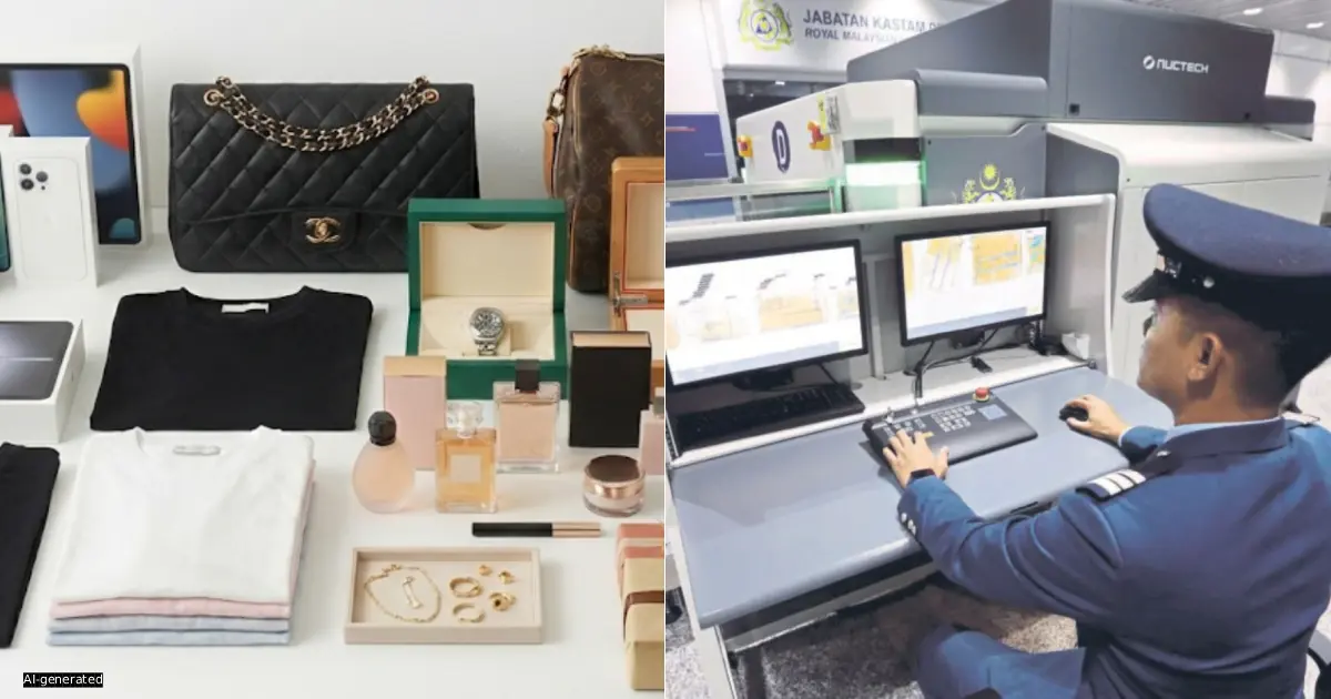 Bea Cukai Mengatakan Anda Harus Menyatakan "Barang Pribadi" Jika Melebihi RM1.000. Berikut adalah rincian lengkapnya