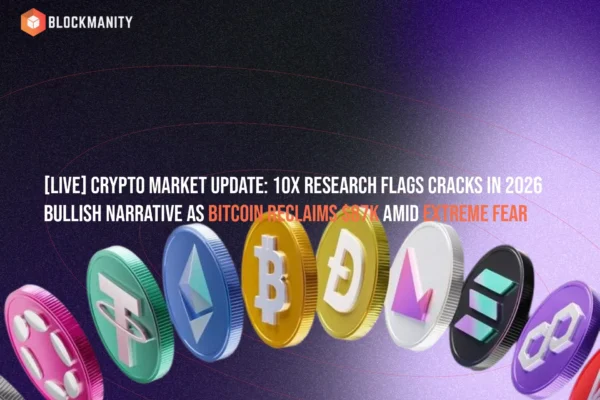 [LIVE] Pembaruan Pasar Crypto: 10x Penelitian Membentangkan Narasi Bullish 2026 saat Bitcoin Merebut Kembali $87K A...