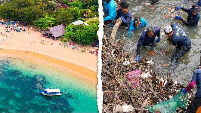 Bali: Para wisatawan mempertanyakan apakah pulau Indonesia ini aman untuk dikunjungi selama musim hujan.