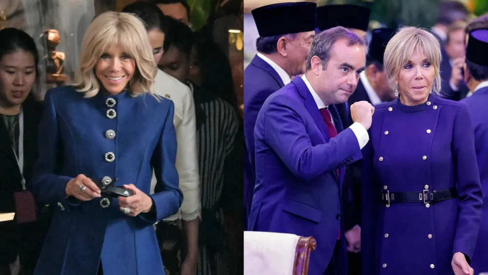 Gaya Perjalanan Brigitte Macron di Indonesia: Penampilan Louis Vuitton dan Lainnya