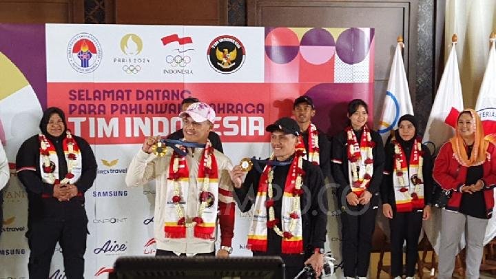 Menteri Olahraga Mengatakan Target Olimpiade Indonesia Tercapai dengan 1 Perunggu dan 2 Emas
