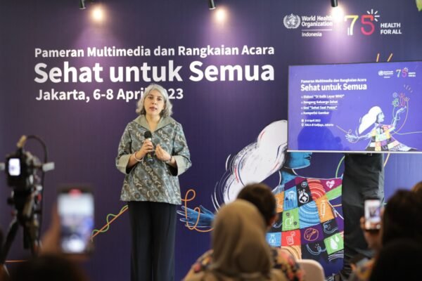 WHO merayakan ulang tahun ke-75 dan menyerukan kesetaraan kesehatan.