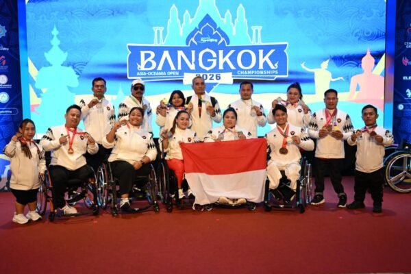 Indonesia meraih 25 medali di Kejuaraan Para Powerlifting Bangkok